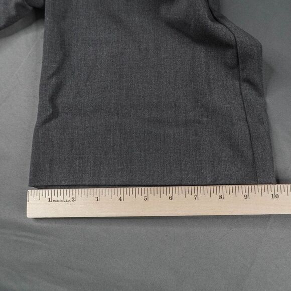 Apostrophe Womens Dress Pants 8 Gray Wide Leg Minimal Preppy Capsule Office - Picture 10 of 11